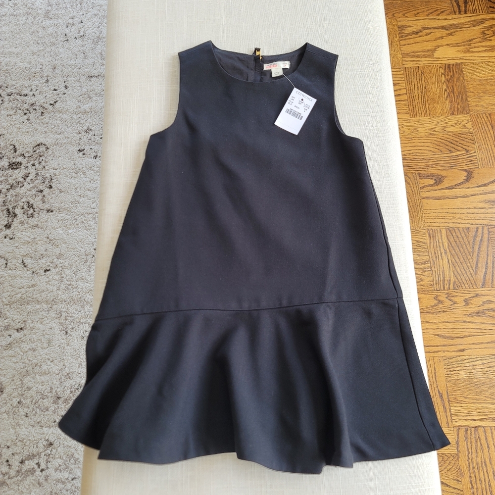 New! J. Crew sz 5 Crewcuts Everyday Sleeveless Uniform Jumper Black Dress NWT